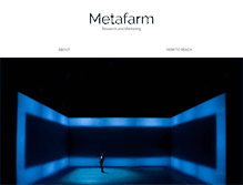 Tablet Screenshot of metafarm.com